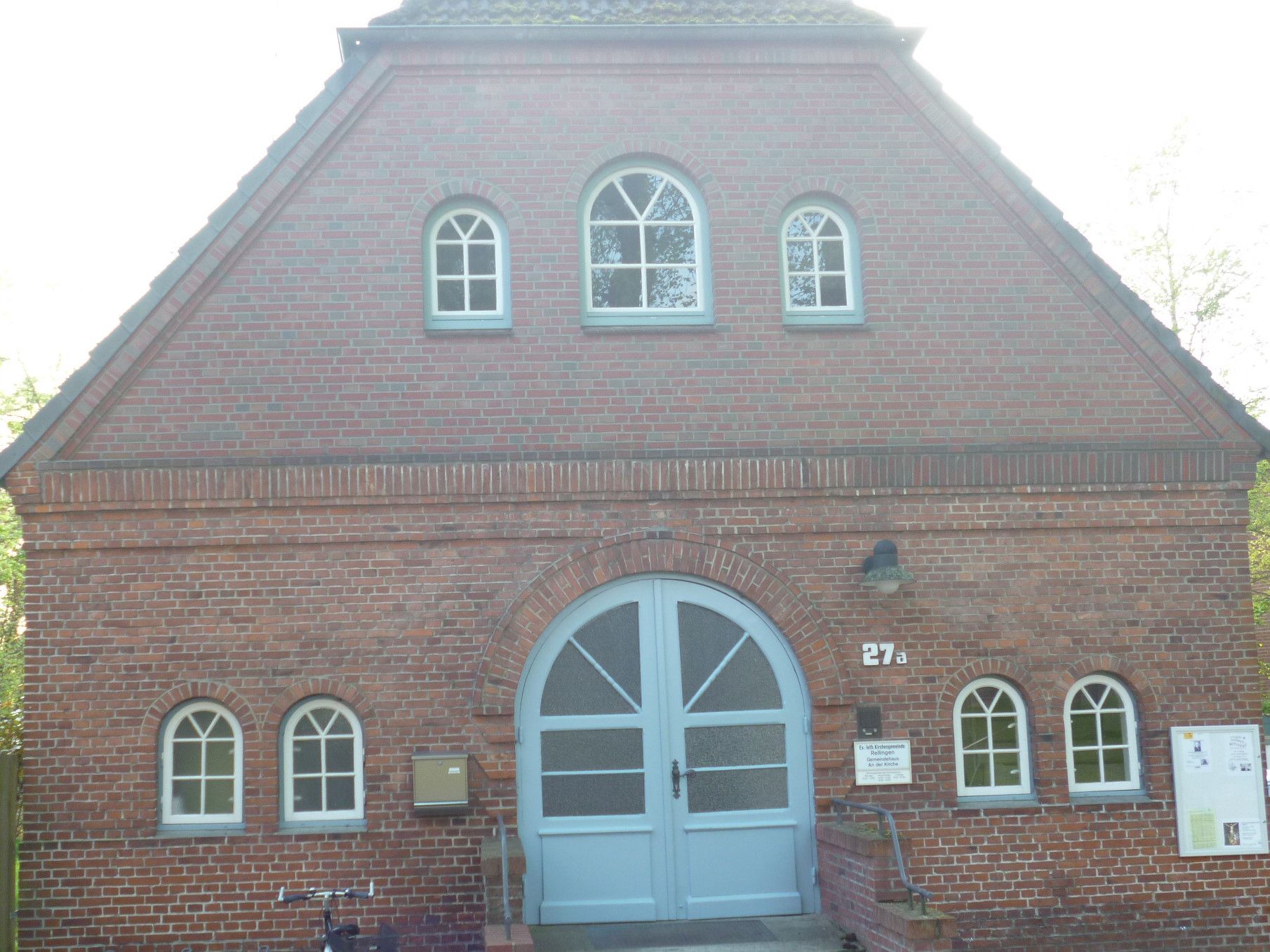 Das Büro der Kirchengemeinde im kleinen Gemeindehaus